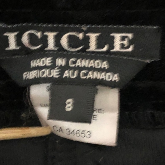 Womens Black Velvet Pants. Size 8. Waist 29”. Breast Cancer Fundraiser - Picture 8 of 10